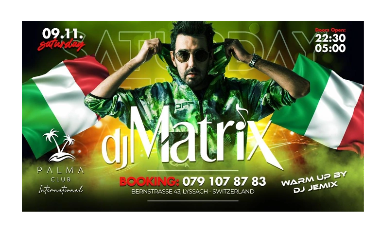 Event-Image for 'DJ MATRIX 09.11.2024'