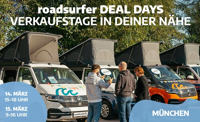 Event-Image for 'Camper Verkaufstage - roadsurfer DEAL DAYS'