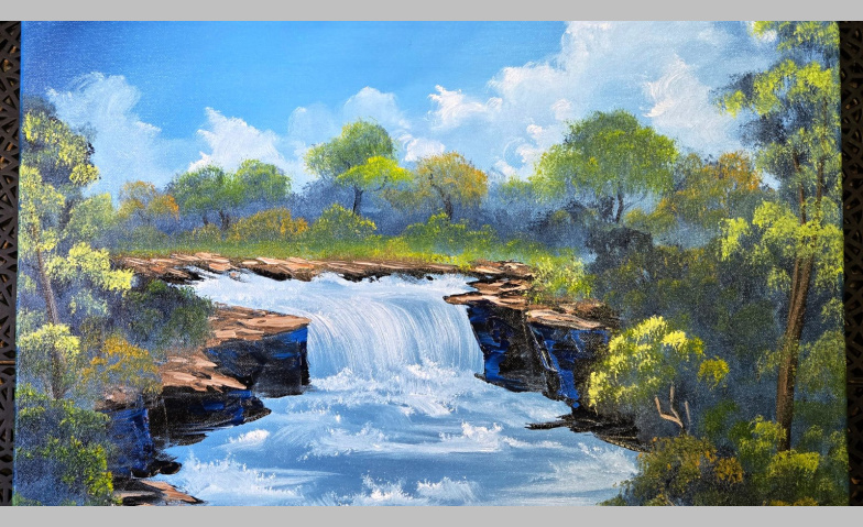 Event-Image for 'Ölgemälde nach Bob Ross - Wasserfall'