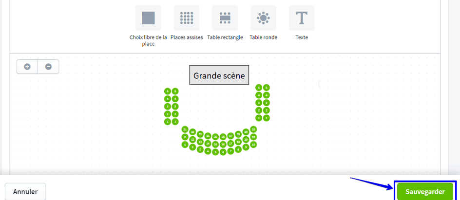 plan de salle