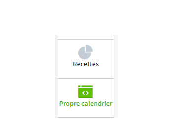 propre calendrier