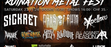 Event-Image for 'Ruination Metal Fest Vol. 2'