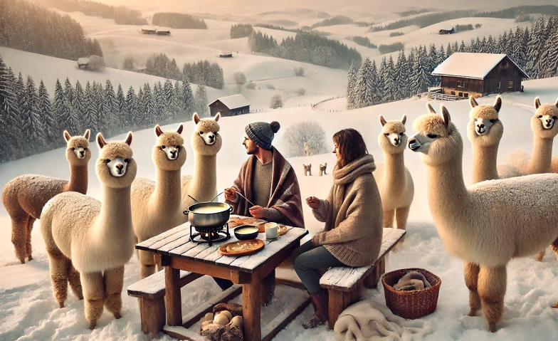 Event-Image for 'Fondue inmitten Alpakas'