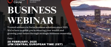 Event-Image for 'Wealth Protection Through Swiss Businesses - Online Webinar'