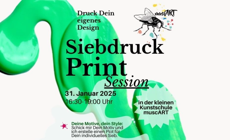 Event-Image for 'Siebdruck Printsession Drucke Dein eigenes Design'