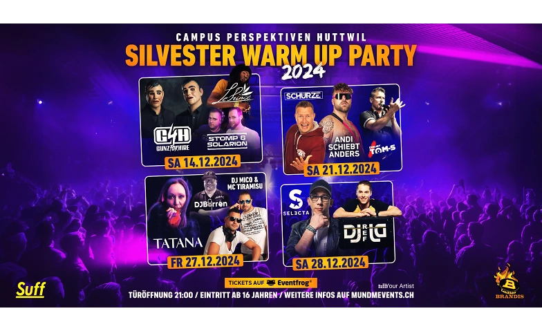 Silvester warm up Party 2024 ${singleEventLocation} Billets