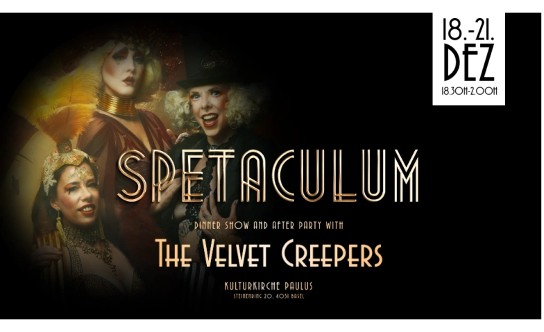 Event-Image for 'SPECTACULUM THE VELVET CREEPERS CABARET DINNER SHOW PARTY'