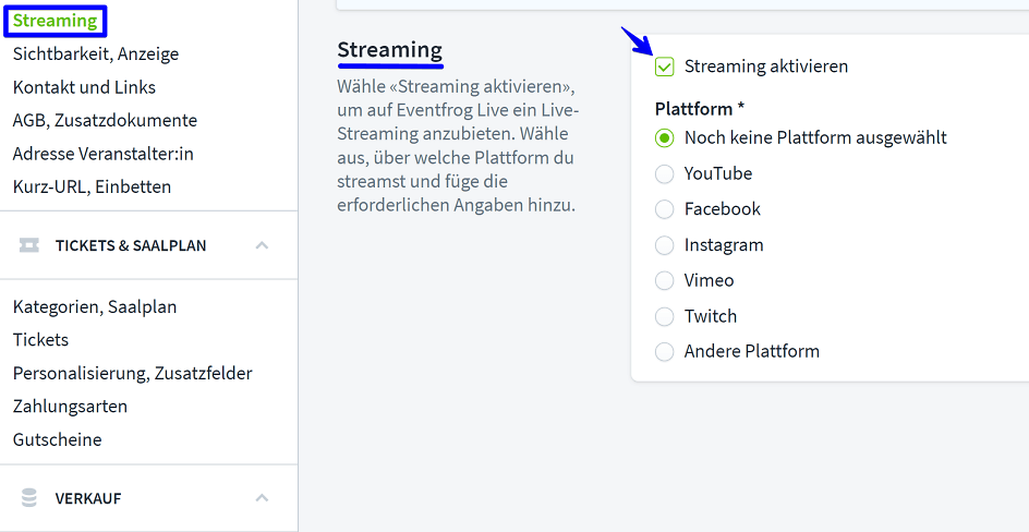 streaming cockpit