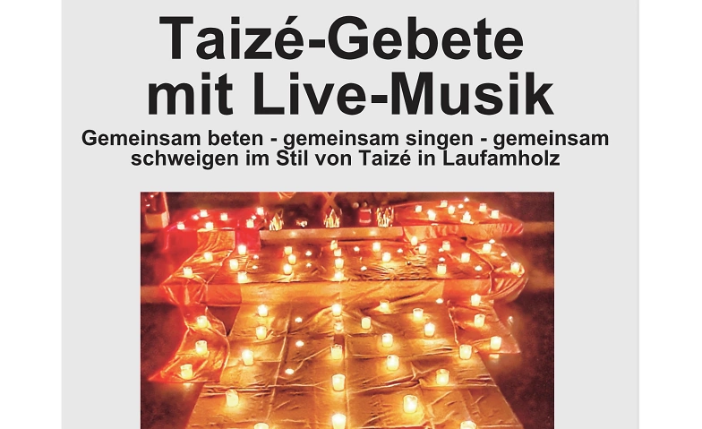 Taiz&eacute;-Gebet mit Live Musik Billets