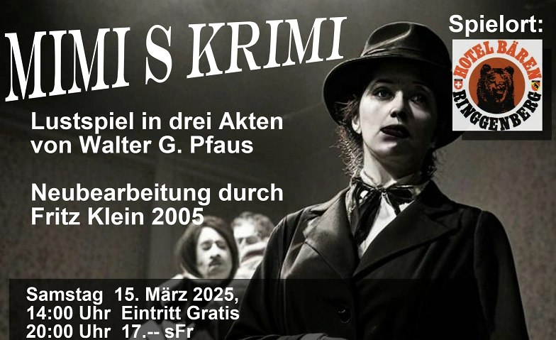 Mimis Krimi Theatergruppe Ringgenberg Billets