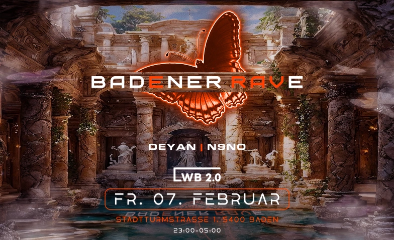 Badener Rave @LWB LWB Baden, Stadtturmstrasse 1, 5400 Baden Billets