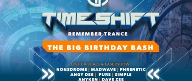 Event-Image for 'TIMESHIFT - Remember Trance - Big Birthday Bash!!'