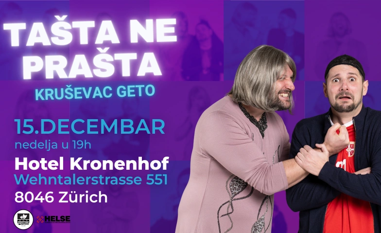 GETO KRUŠEVAC – TAŠTA NE PRAŠTA KRONENSAAL, Wehntalerstrasse 551, 8046 Zürich Tickets