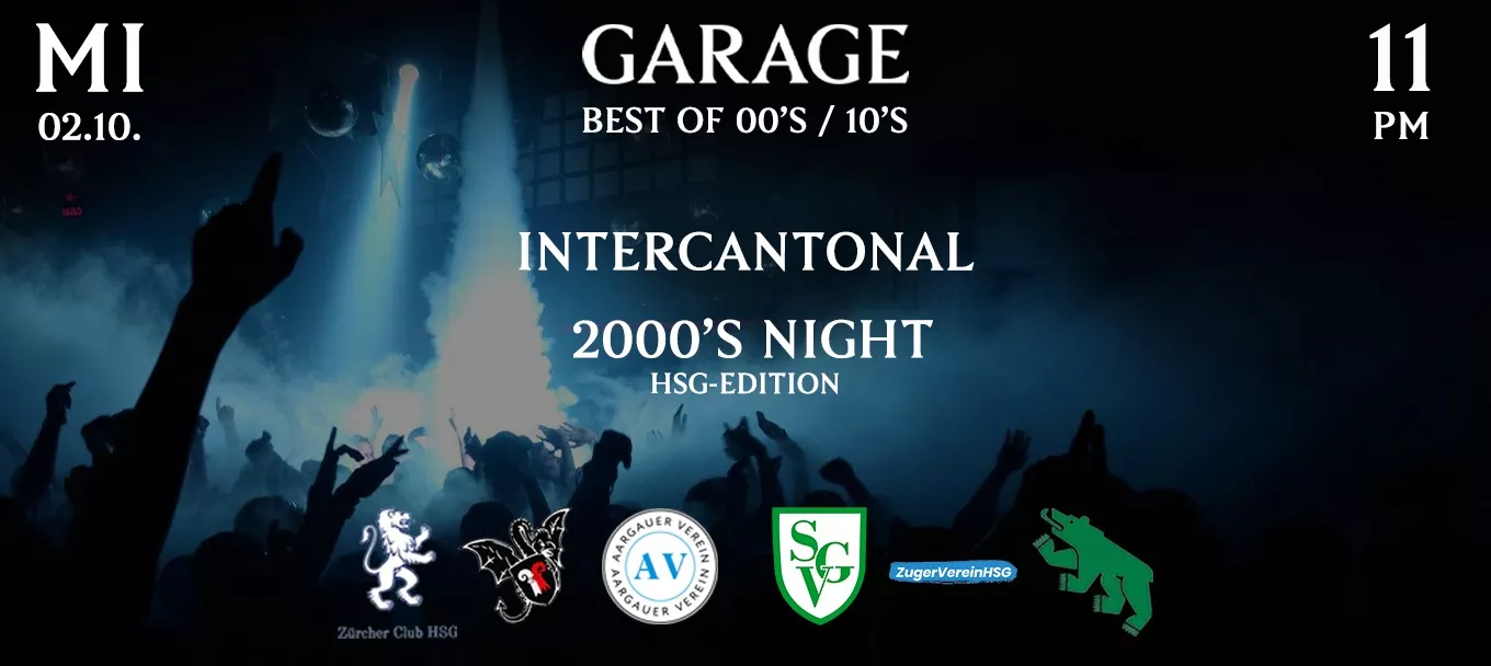 Organisateur de Intercantonal 2000's Night - HSG Edition