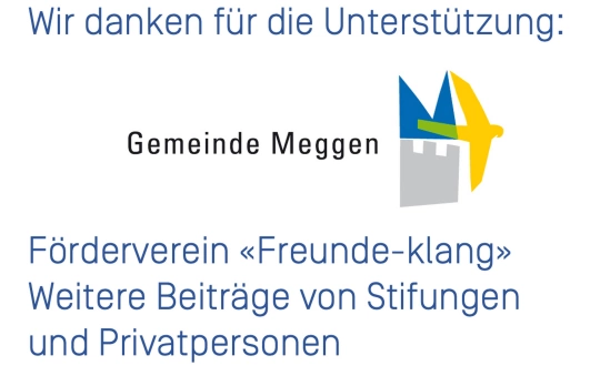 Logo de sponsoring de l'événement « klang Meggen» - TRAUMHAFT - Festtagskonzert