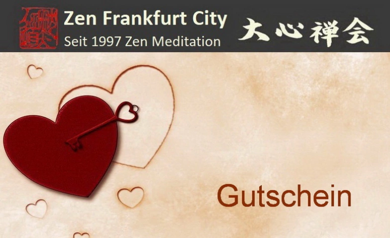 Gutschein schenken - Zen Meditation im Kloster od. Abendkurs Billets