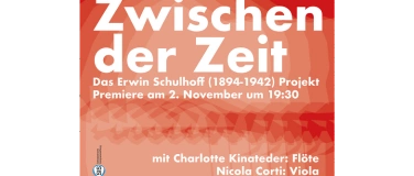 Event-Image for 'Zwischen der Zeit. Das Erwin Schulhoff (1894-1942) Projekt.'